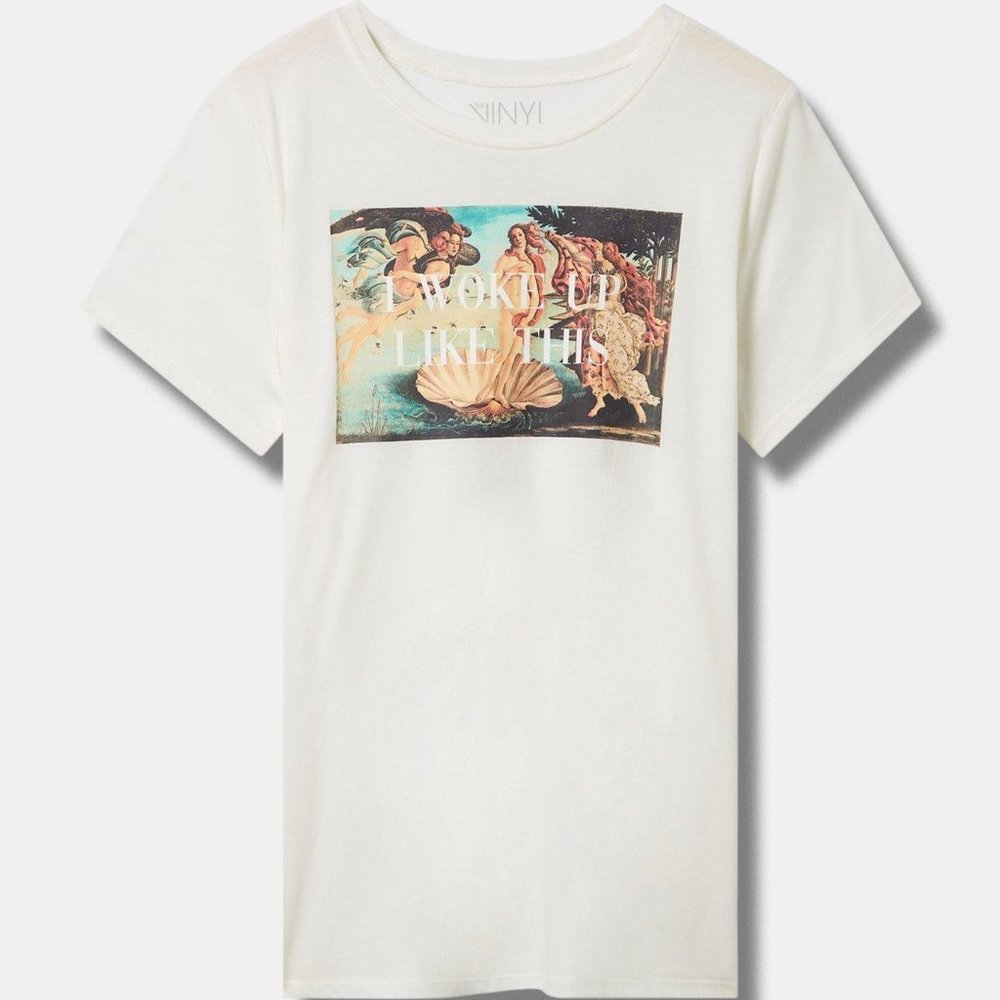 ❤️NWT TORRID TEE - BIRTH OF VENUS BOTTICELLI WOKE UP LIKE THIS PLUS SIZE